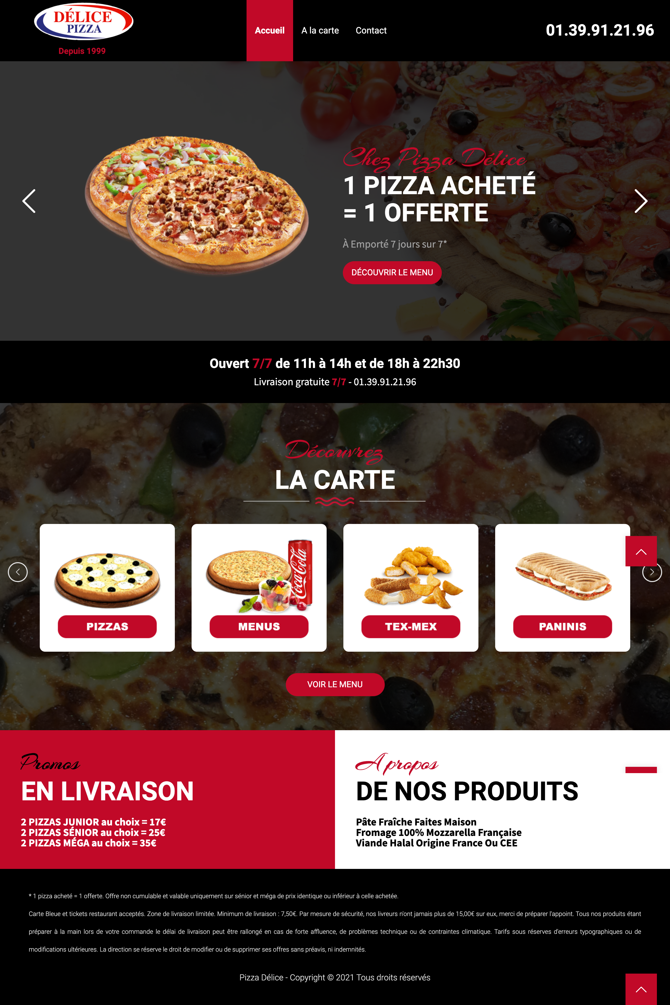 création site restaurant